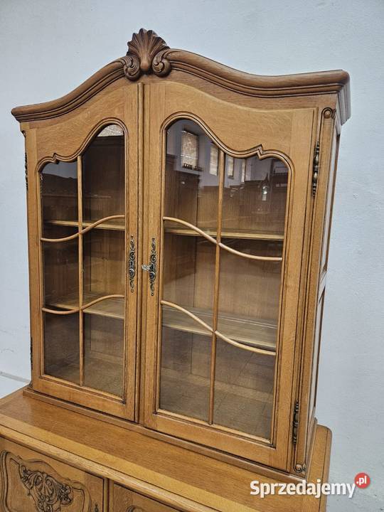 Francuski komplet mebli komoda witryna