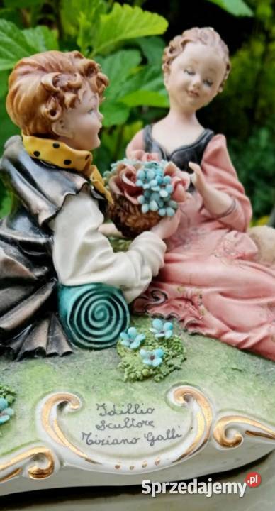 Tiziano Galli Capodimonte Idilio Scultore Pabianice sprzedam