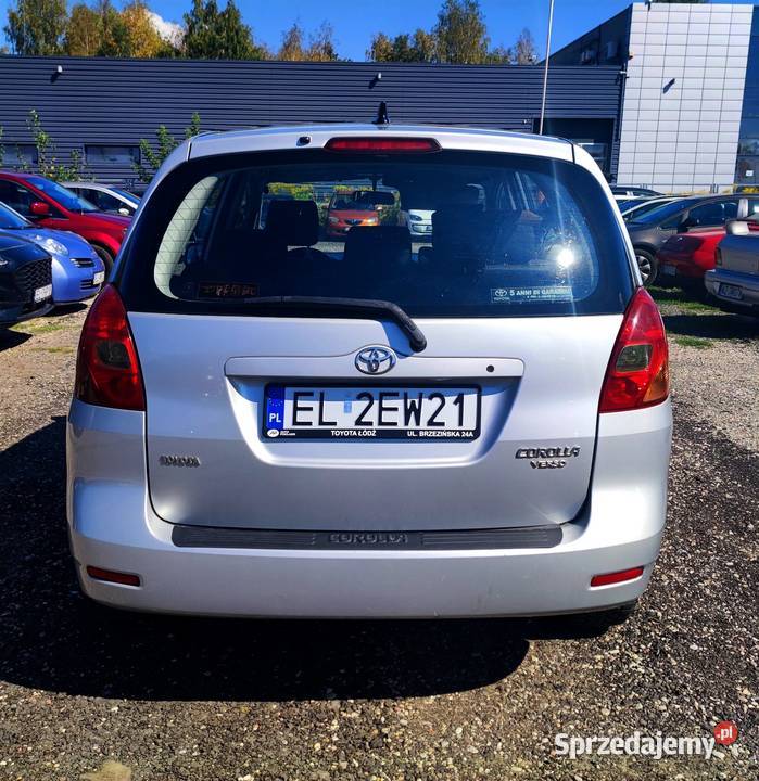 Toyota Corolla Verso 18 LPG AUTOMAT 1800cm3 Samochody osobowe łódzkie sprzedam