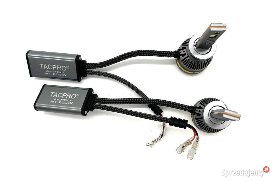 Żarówki LED H1 100W 930V komplet canbus Części Pomiechówek