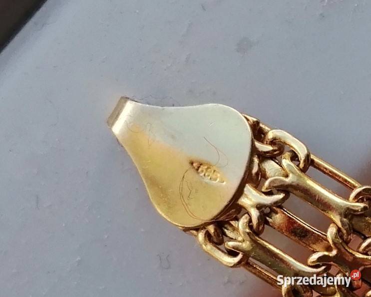 bransoletka damska złoto 585 waga 8g nowa Koszalin