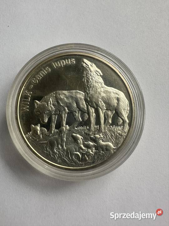 Moneta kolekcjonerska Wilk Jawiszowice