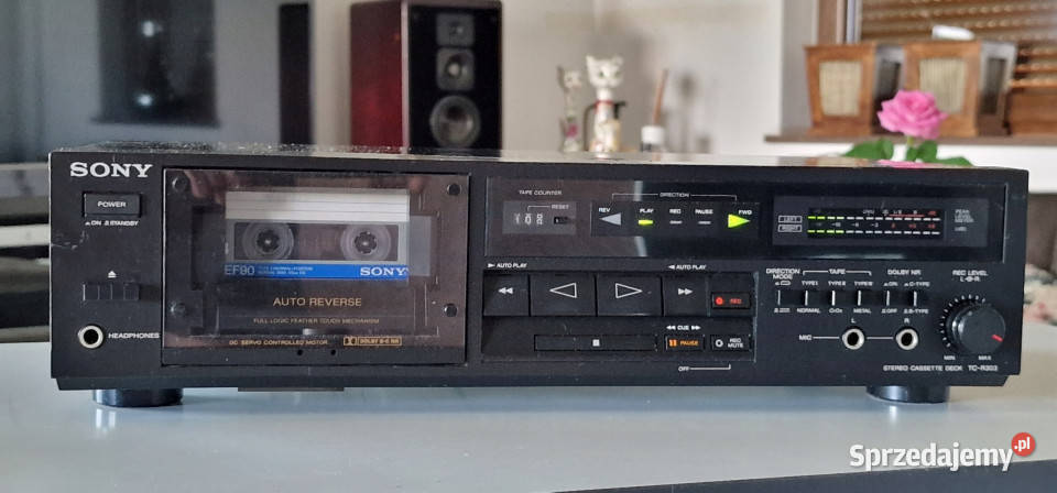 magnetofon SONY TC R 303 TCR303 Cassette Deck Międzychód sprzedam