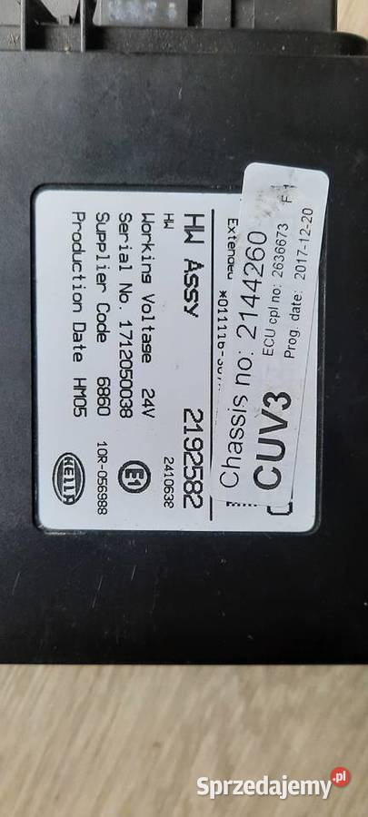 Sterownik świateł SCANIA CUV3 2144260 świętokrzyskie Staszów
