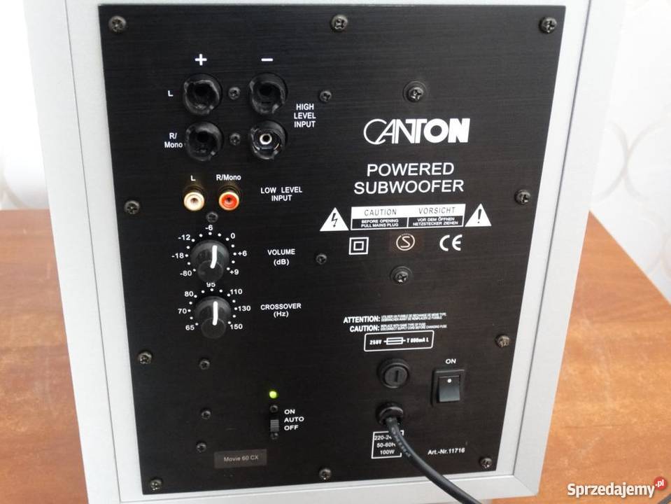 Sub aktywny Canton AS30 CX sprawny WYSYŁKA