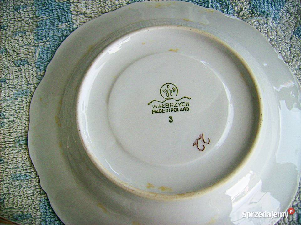 Zestaw kawowy Wałbrzych porcelana z PRLu z lat Porąbka