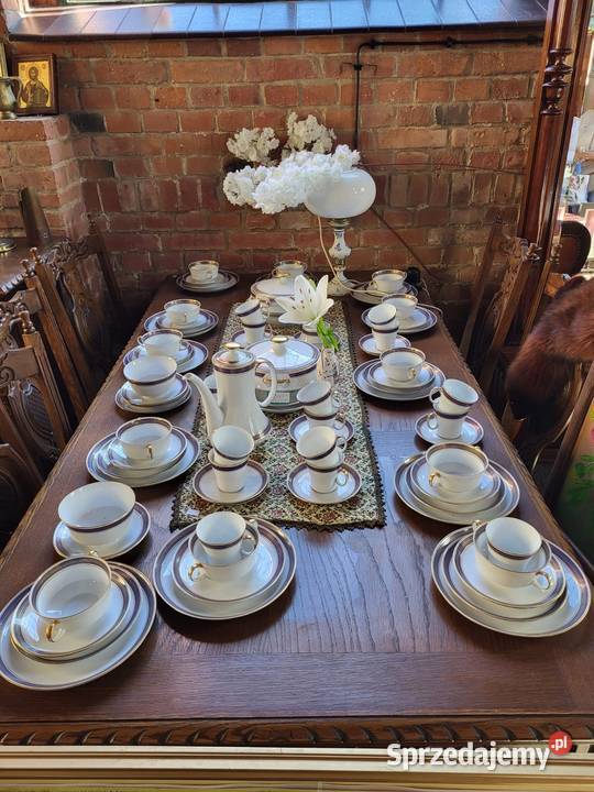 Serwis obiadowokawowy Bavaria Eschenbach Porcelana i szkło sprzedam