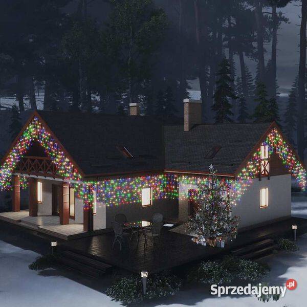 vidaXL Zasłona świetlnych sopli 10 m 400