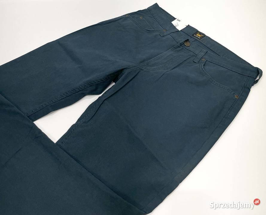 Spodnie męskie Lee Rider Slim Navy W31 L32 Pisz