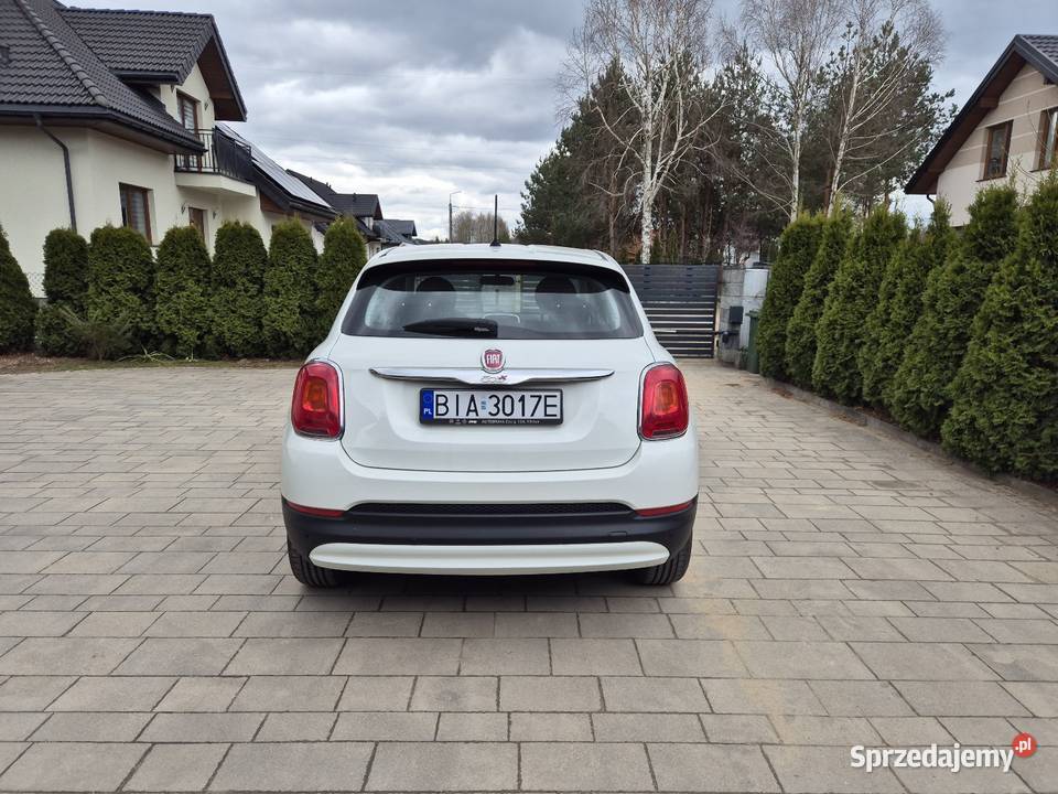 FIAT 500X 2017r 14 140Koni AUTOMAT ZADBANY BEZ światła do jazdy dziennej 500X podlaskie Czarna Białostocka