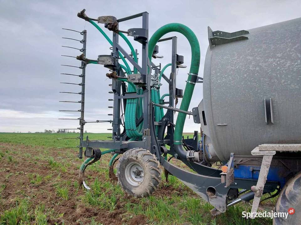 aplikator do gnojowicy o szerokości roboczej 5 m Brzeziny