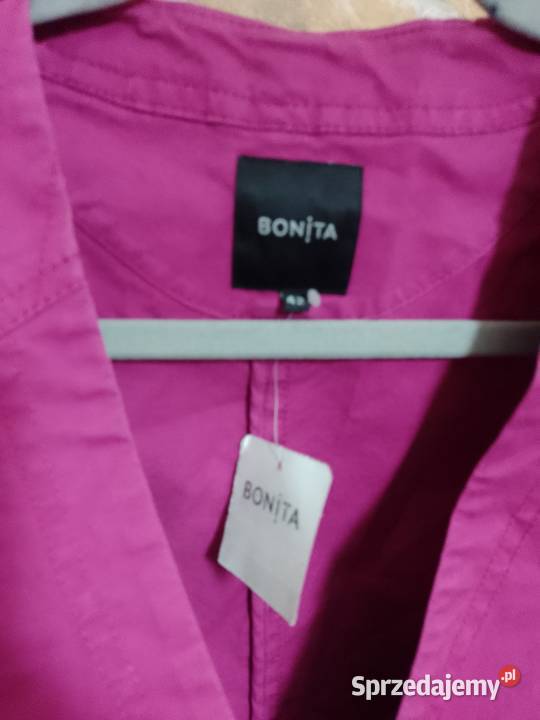 42XL Bonita Ekskluzywna różowa fuksja kamizelka Marynarki i żakiety Kraków