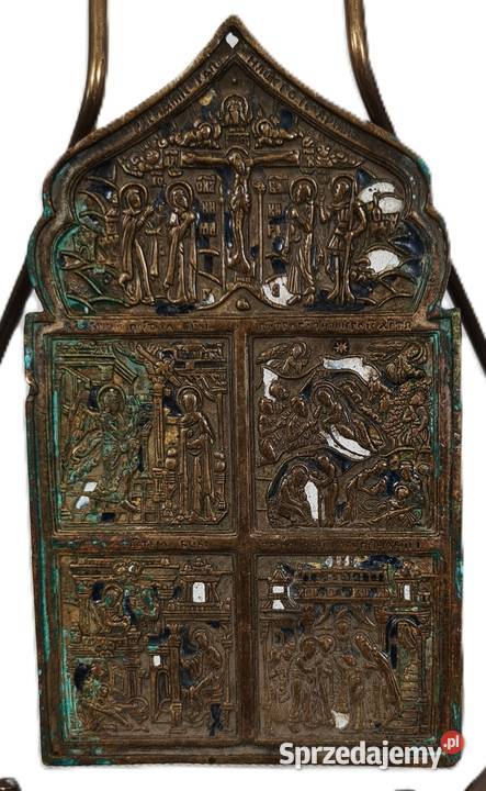 Ikona podróżna Jezus Chrystus Ukrzyżowany 0432 Warszawa