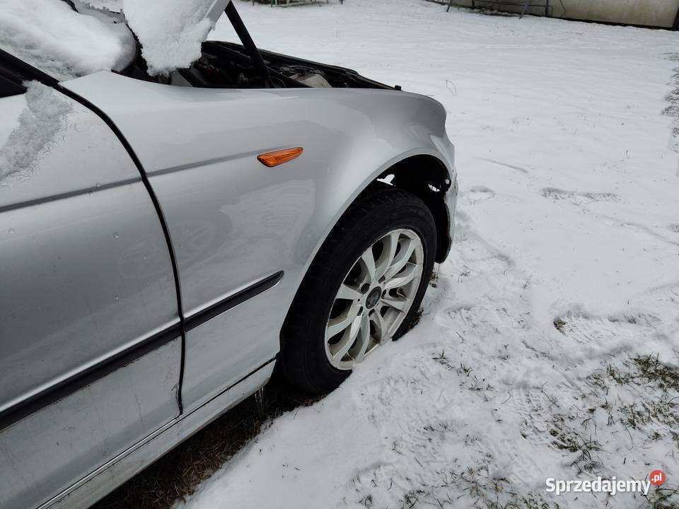 Bmw e46 sedan Lift błotnik przedni prawy srebrny osobowe Aleksandrów Łódzki