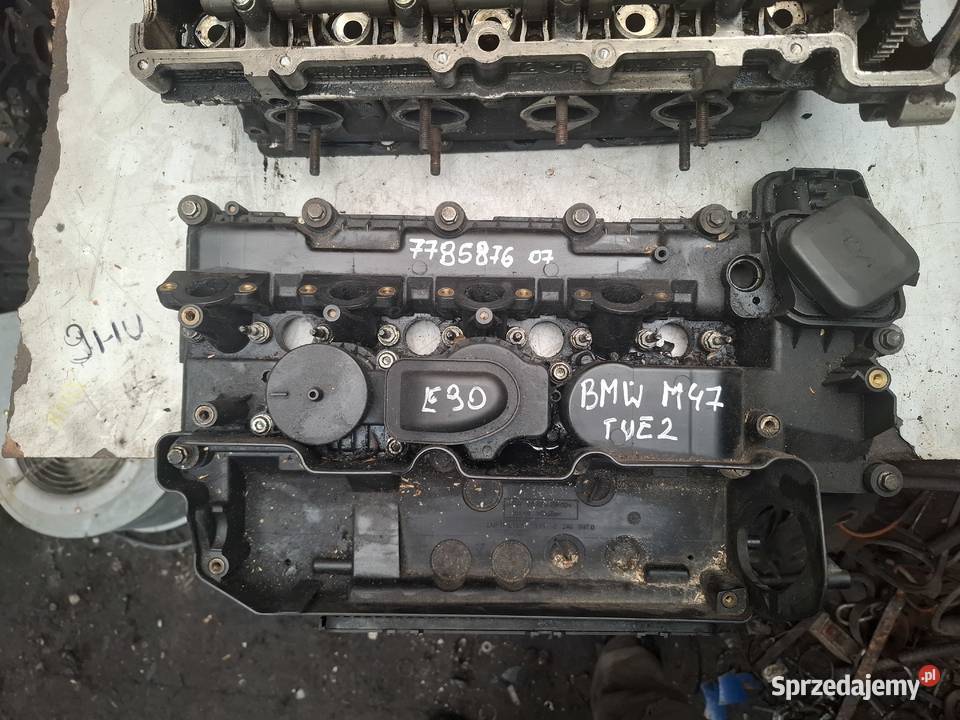 BMW E90 20D M47 głowica 7786876 pokrywa wałki Głowice cylindrów świętokrzyskie
