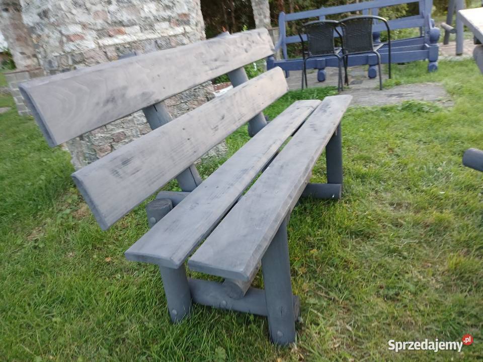 Ławki stolik ogrodowy zestaw Września sprzedam