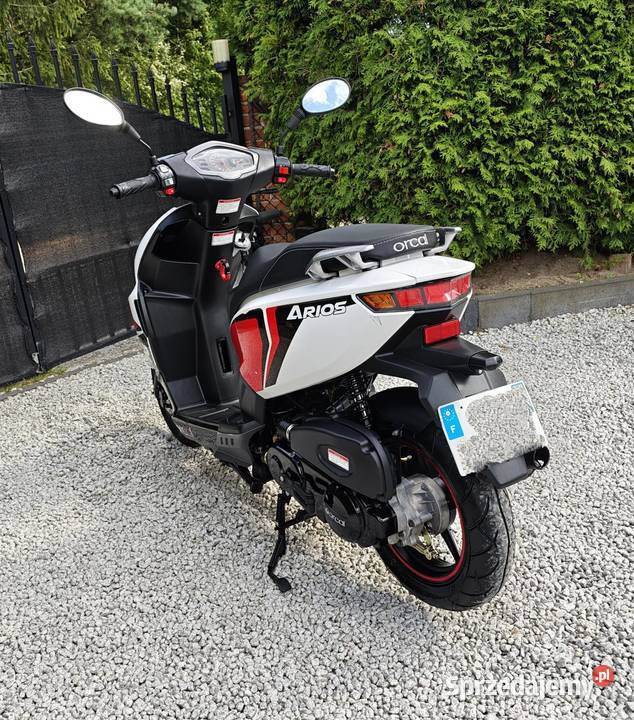 Skuter Orcal Arios R 50cc 102025r 900 Wtrysk LED Łask