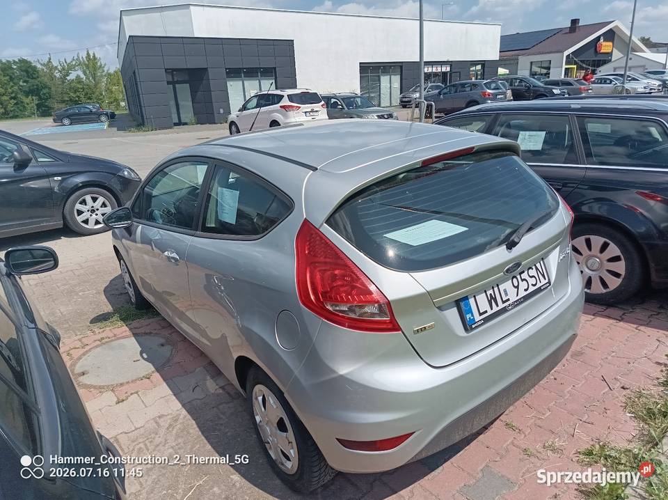 Ford Fiesta 2009r 18 diesel 75 auto lakier metallic Włodawa