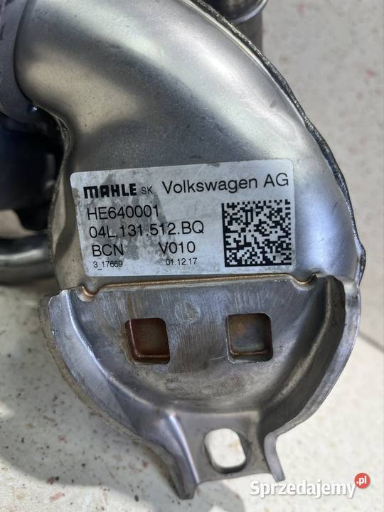 Chłodnica spalin EGR Golf VII 30 Tdi osobowe Wschowa