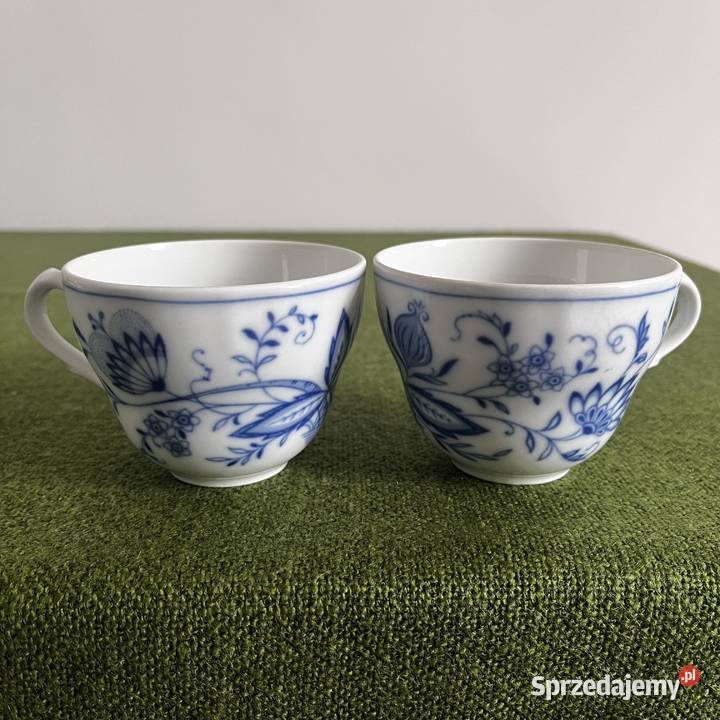 Wzór cebulowy Echt Cobalt sygn Tirschenreuth Nowy Sącz