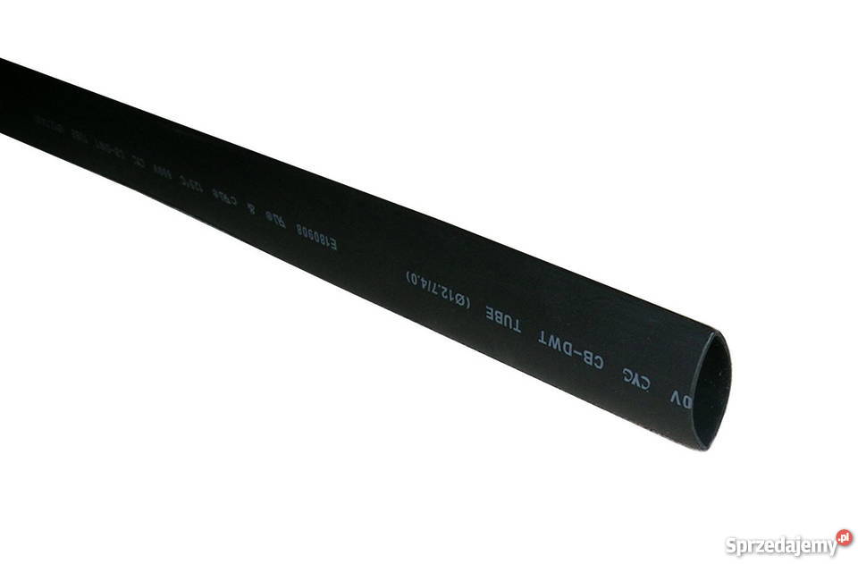 rurka termokurczliwa czarna 127mm 1m 31 klej Wyszków