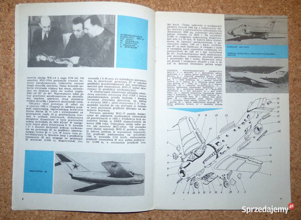 W Domański Samolot myśliwski MiG17