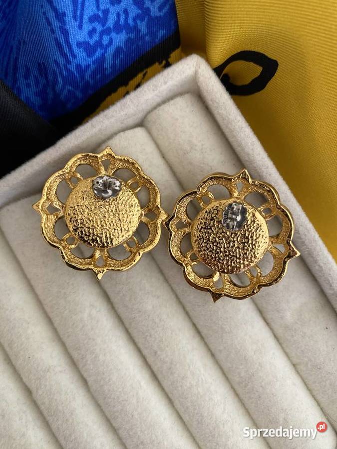 olczyki vintage czarne asamit złote wieczorowe Łódź