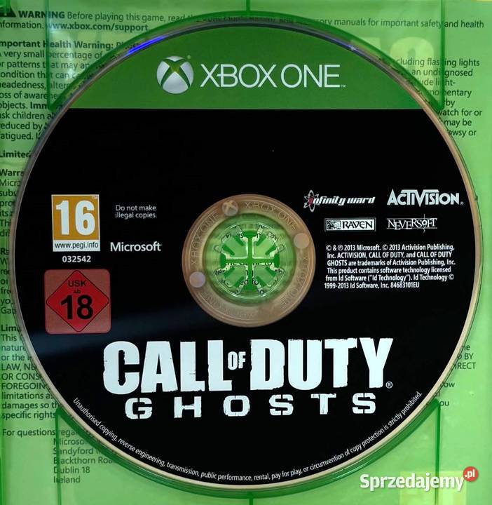 Gry Xbox One Call of duty ghosts Elbląg