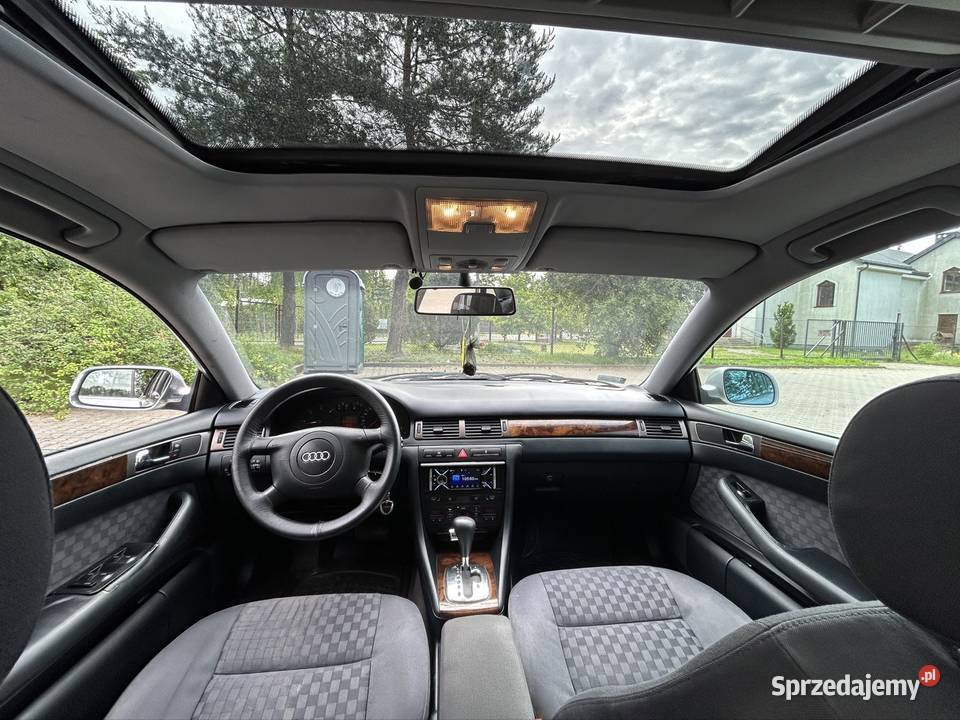 Audi A6 24 v6 Automat klima srebrny Przeszkoda