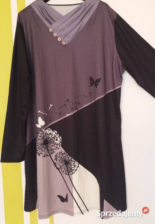 XXL52 Wygodna sukienka o linii A Gliwice