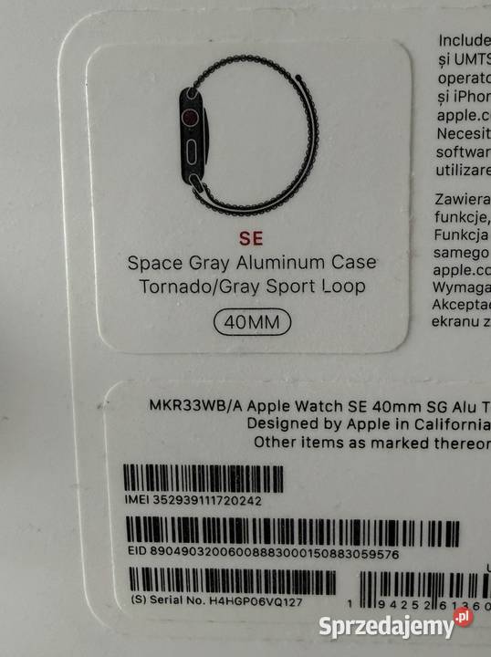 Zestaw iphone 13 128gb i apple watch SE 40mm Legionowo
