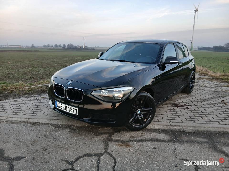 Bmw 116 Czarna Piękna z Niemiec Super stan wielkopolskie Dobrzyca