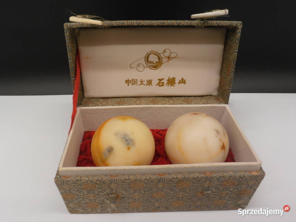 Chińskie Kule Zdrowia Baoding Naturalny Kamień Raszków sprzedam