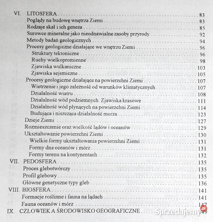 Podstawy geografii fizycznej ogólnej z