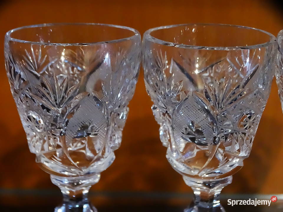 Kryształowe kieliszki do serwowania alkoholi Biłgoraj
