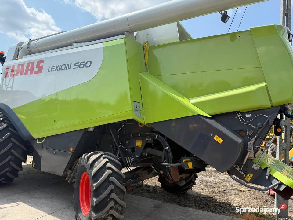 Kombajn zbożowy Claas Lexion 560 heder V750 pro Nowa Ruda