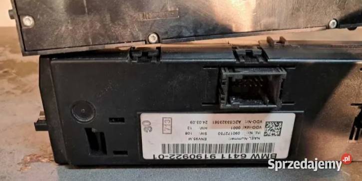 Panel sterowania nawiewem 6411919092201 BMW Panele sterowania, przełączniki Chrząstów