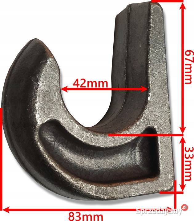 Mocny HAK EURORAMKI Łyżki Ładowacza FI 40 Hydraulika Solec Kujawski