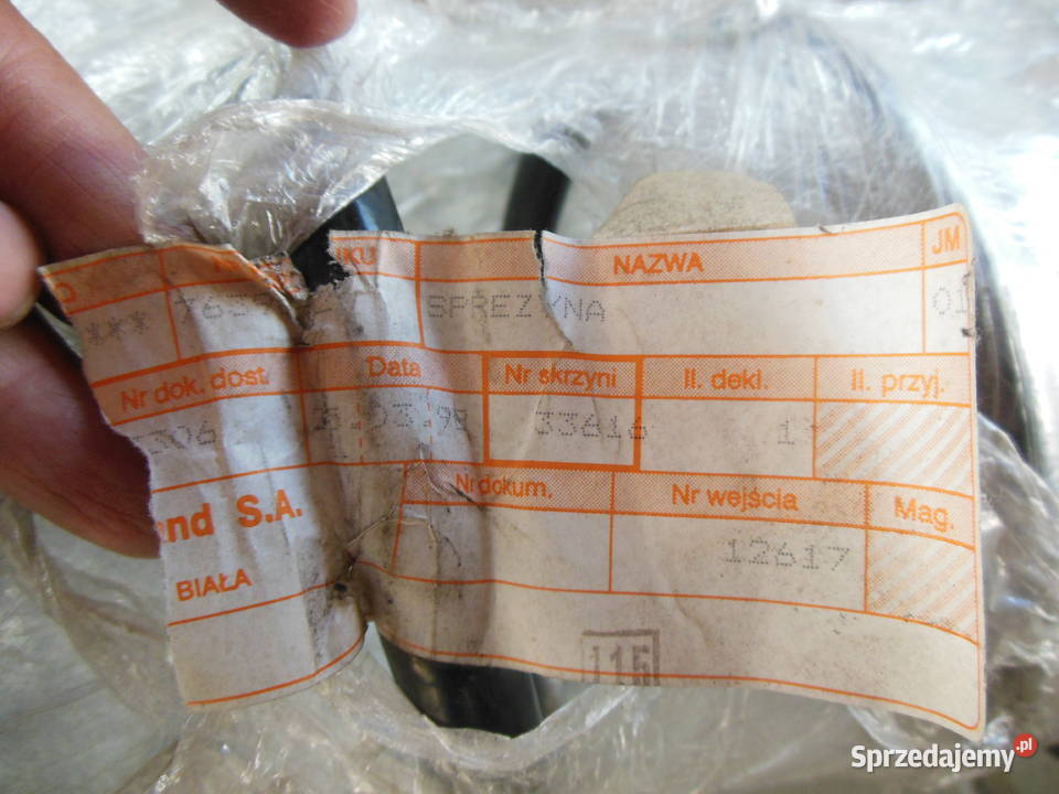 7639892 SPRĘŻYNA ZAWIESZENIA PRZÓD FIAT DUCATO śląskie Kozy