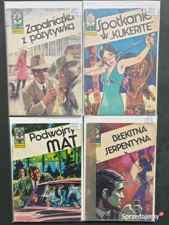 Kapitan Żbik zestaw 4 komiksów wydanie II Gdynia