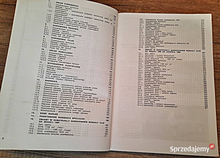 Renault Clio budowa i działanie 19901998 motoryzacja, transport Ostrów Wielkopolski