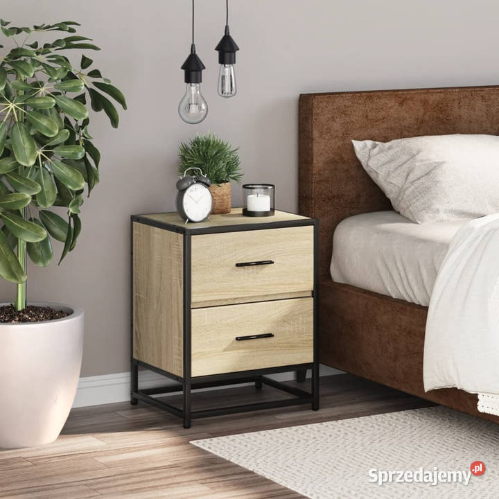 Szafka nocna dąb sonoma 40x31x50 materiał Nocne Warszawa