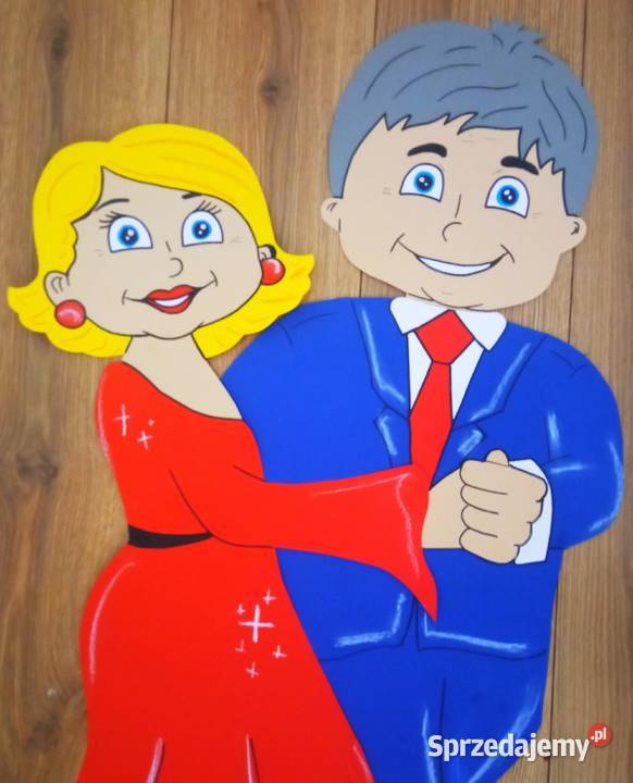 Dekoracja na dzień babci i dziadka Trojanów