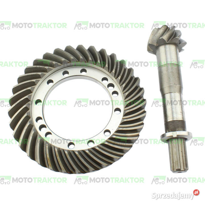 Koło talerzowe z wałkiem ataku Massey Ferguson Układ kierowniczy i oś przednia