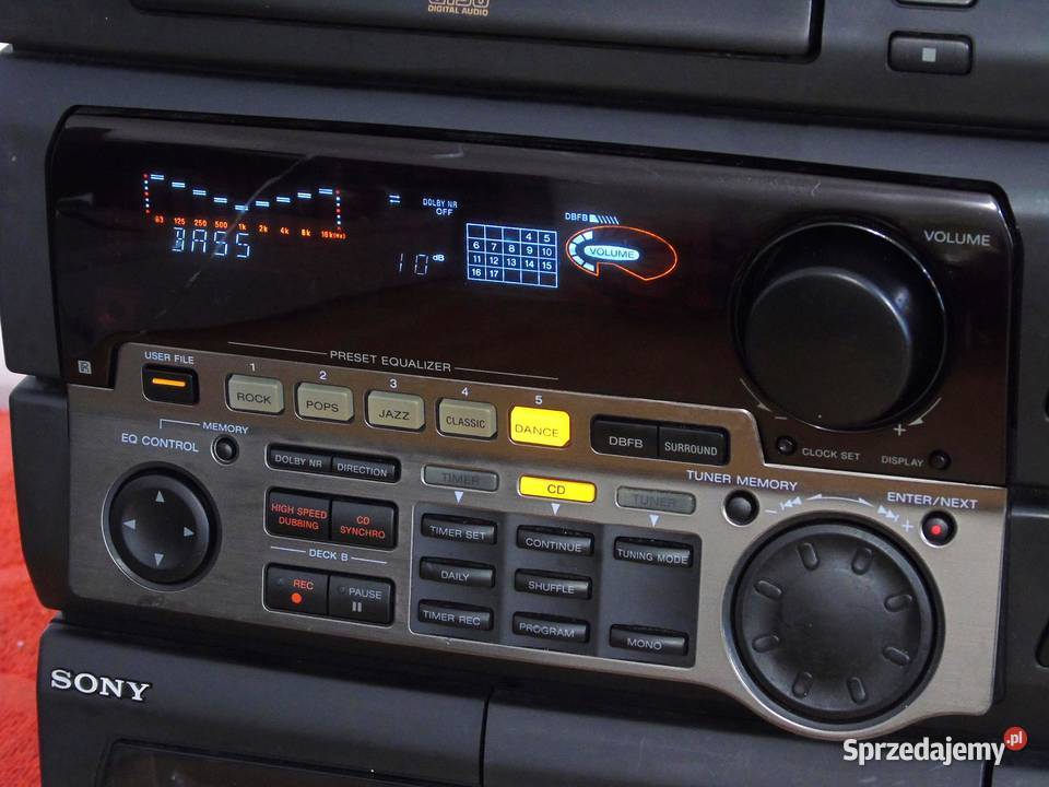 Wieża Sony HCDH801 pilot Mocna WYSYŁKA podkarpackie