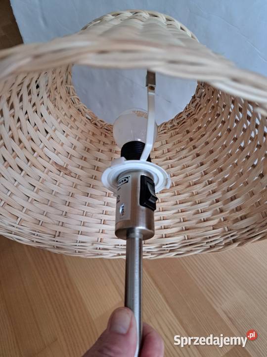 Lampka Nocna Stelaż Metalowy Podstawa Okrągła Poznań