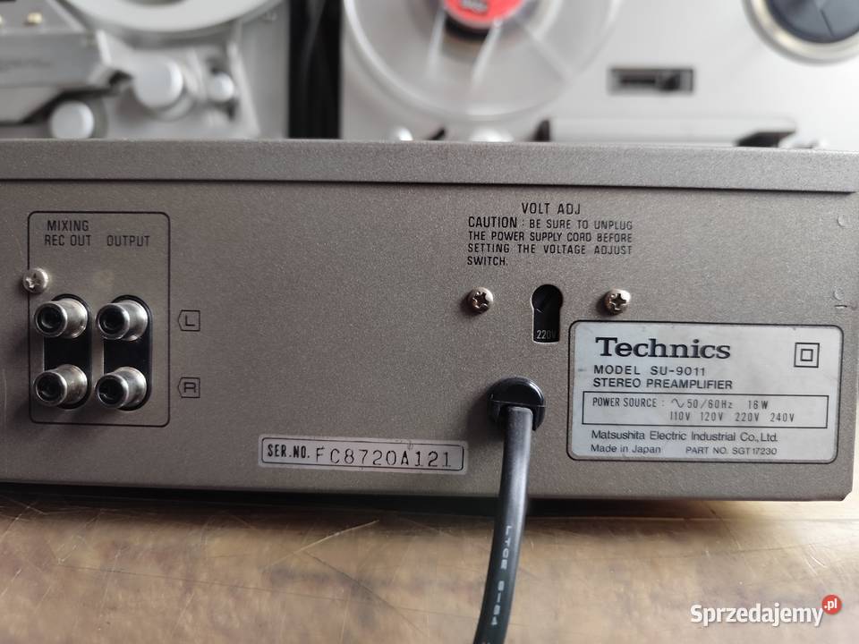 przedwzmacniacz Technics SU9011 zachodniopomorskie Grabowo