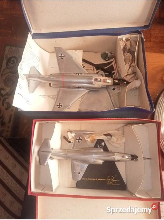 Stary Samolot kolekcjonerski duży Metalowy model Modelarstwo sprzedam
