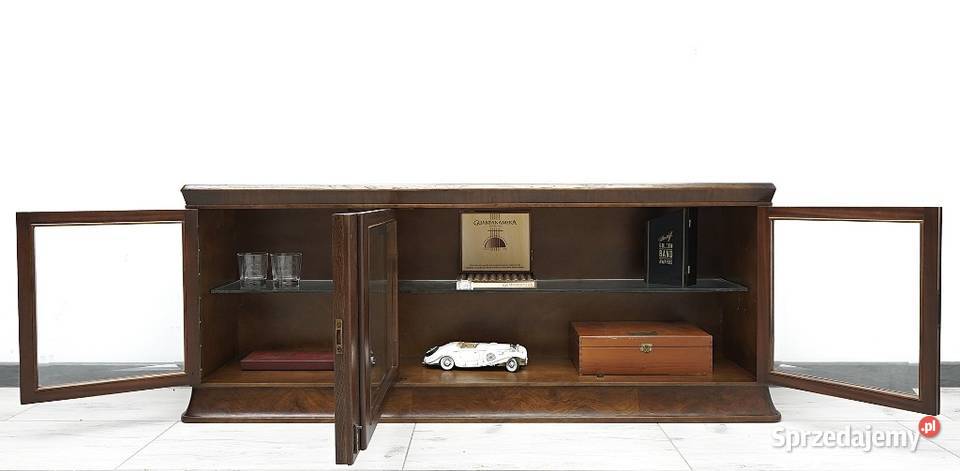 Antyczna biblioteka z lat 20tych renowacji 150cm Jerka