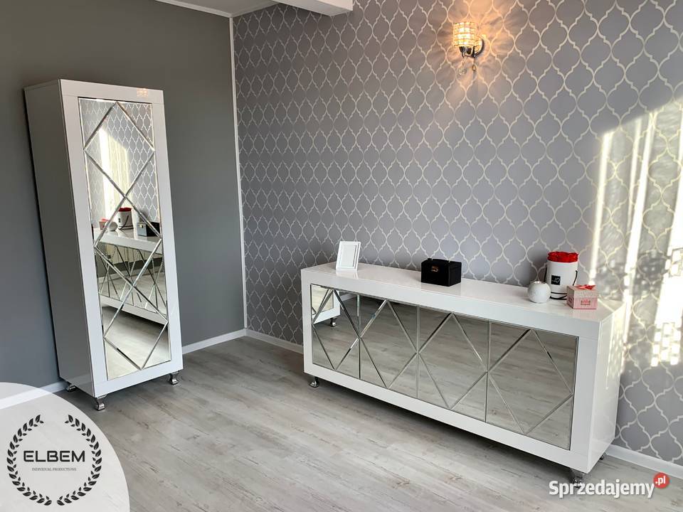 Komoda biały połysk Glamour Komody Łódź